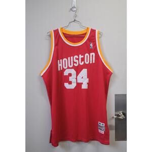 Mitchell & Ness Houston Rocket Olajuwon 34 Basketball Jersey